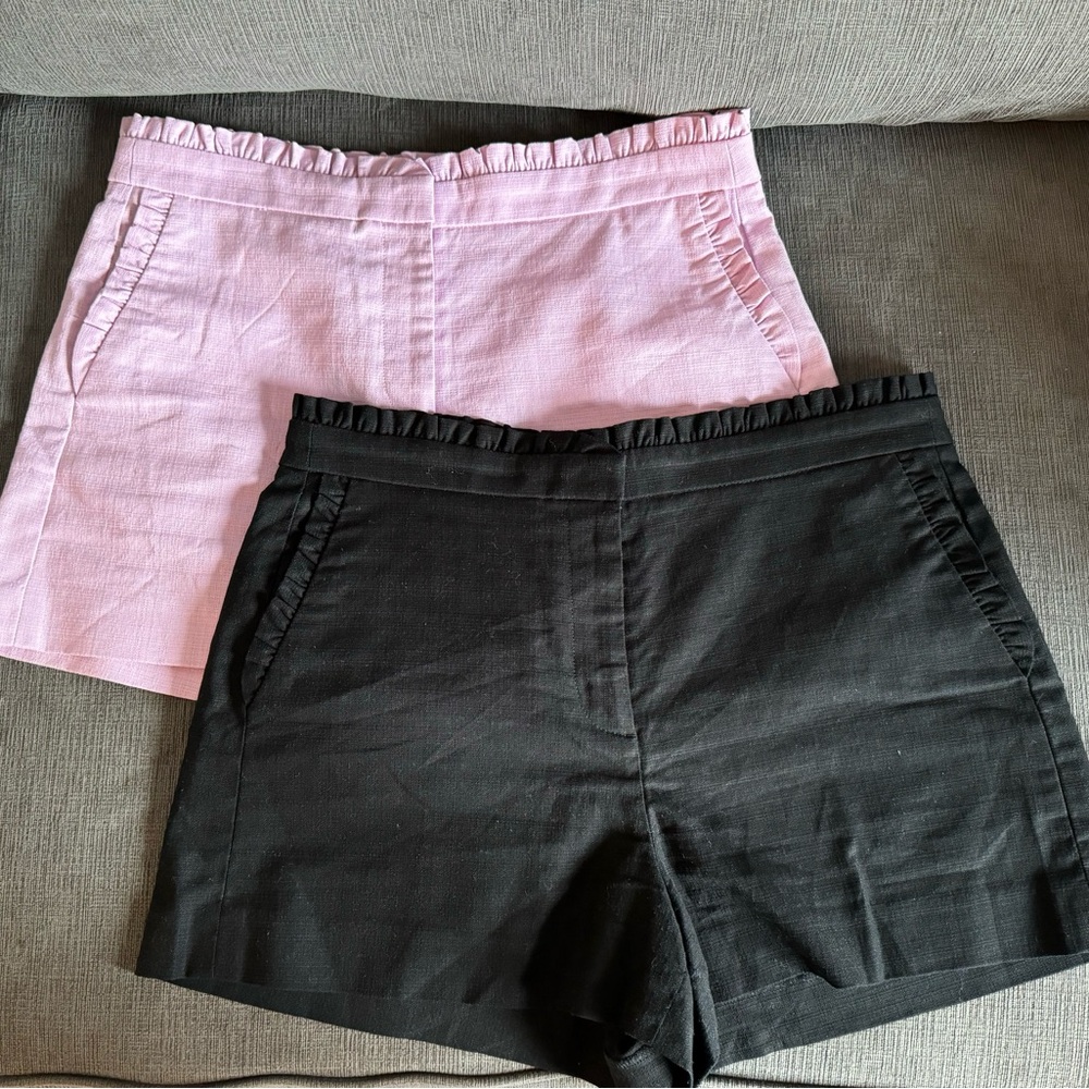 J. Crew Ruffle Shorts Sz 10